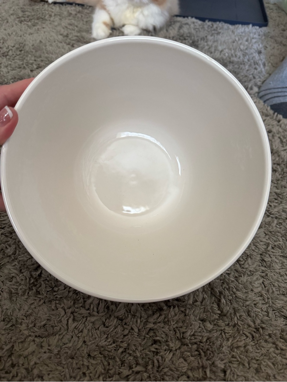 Mason Cash 18's Cane Mixing Bowl - Est. England 1800 - Classic White